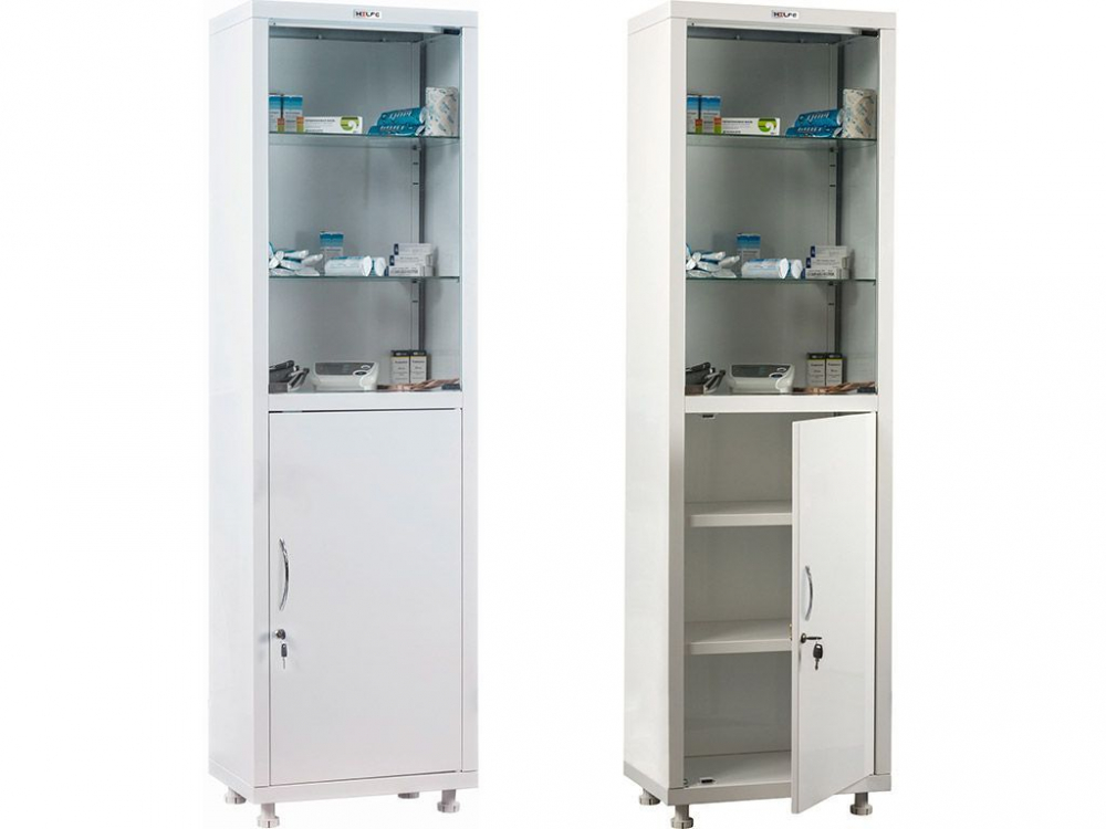 Медицинский шкаф HILFE МД 1 1650/SG Медицинский шкаф HILFE МД 1 1650/SG